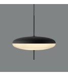 Scandinavian style pendant lamps -  Step Into Design PIATTO pendant lamp white and black 50 cm ST-9222P WB - product 3