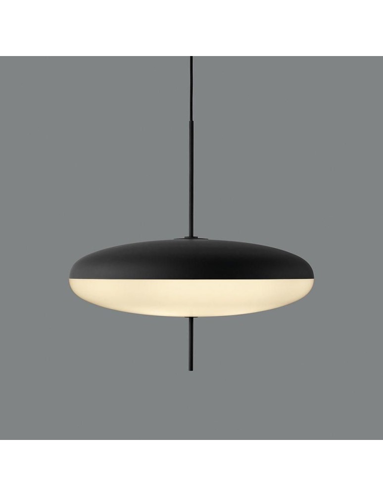 Scandinavian style pendant lamps -  Step Into Design PIATTO pendant lamp white and black 50 cm ST-9222P WB - product kolory-swiatla.pl 3
