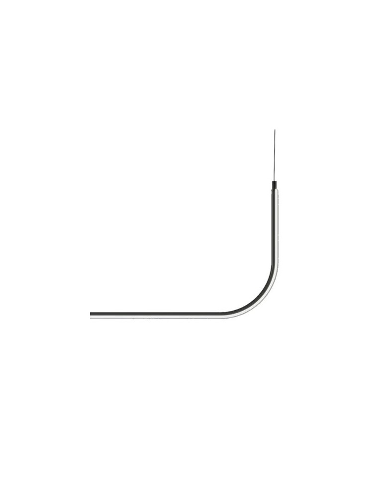 Pendant lamps over the island -  Step Into Design MINIMA-2 led pendant lamp black 120 cm MP0095-2-120 - product kolory-swiatla.pl 4