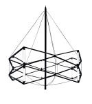 Designer pendant lamps -  Step Into Design SPACE LED pendant lamp black 60 cm ST-9858 P/S black - product 1