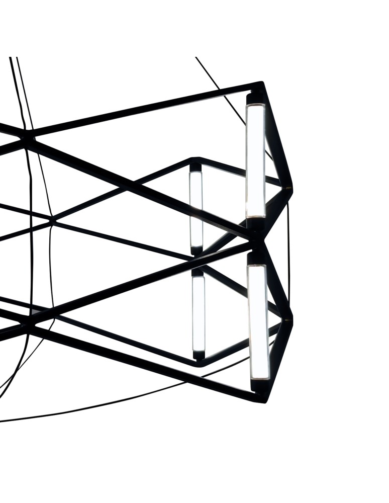 Designer pendant lamps -  Step Into Design SPACE LED pendant lamp black 60 cm ST-9858 P/S black - product kolory-swiatla.pl 2