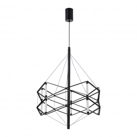  Step Into Design Lampa wisząca SPACE LED czarna 60 cm ST-9858 P/S black