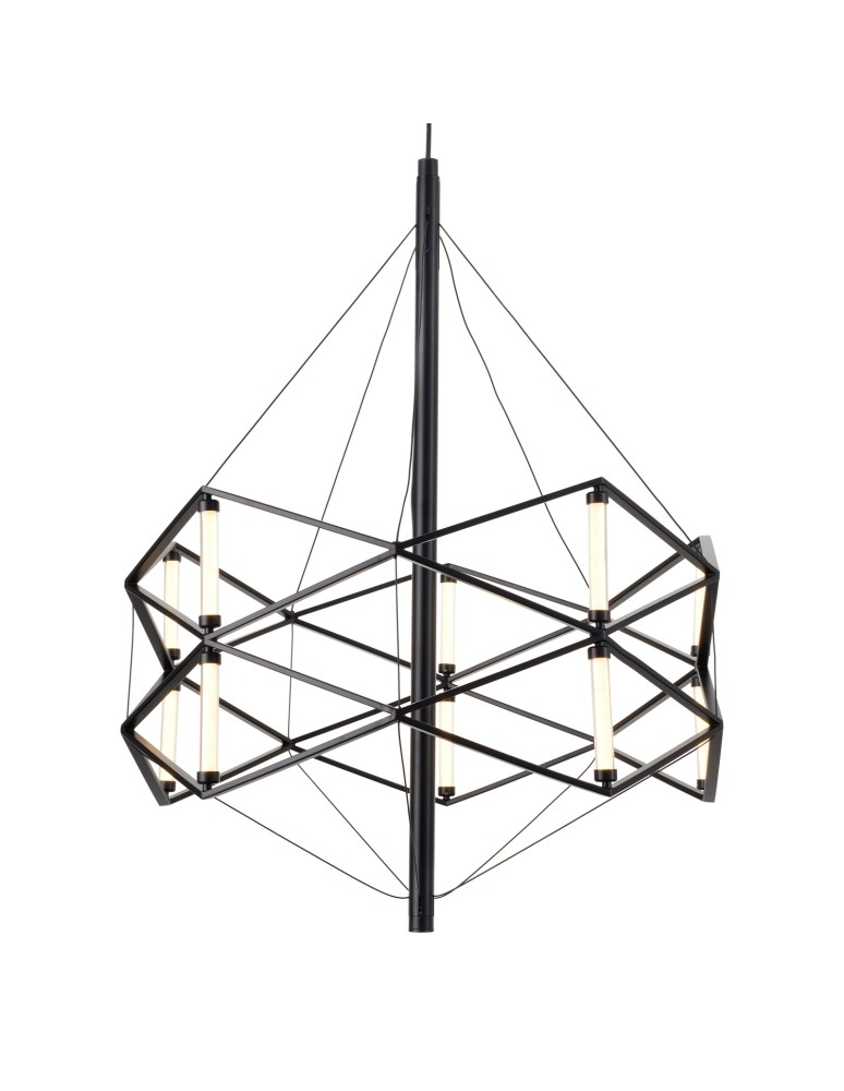Designer pendant lamps -  Step Into Design SPACE LED pendant lamp black 60 cm ST-9858 P/S black - product kolory-swiatla.pl 6