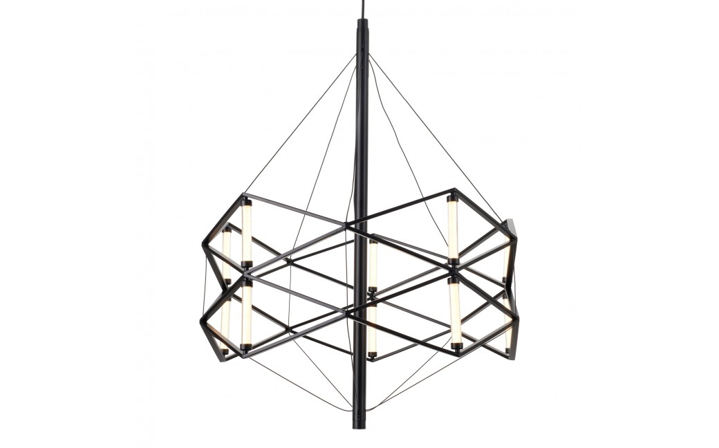  Step Into Design Lampa wisząca SPACE LED czarna 60 cm ST-9858 P/S black