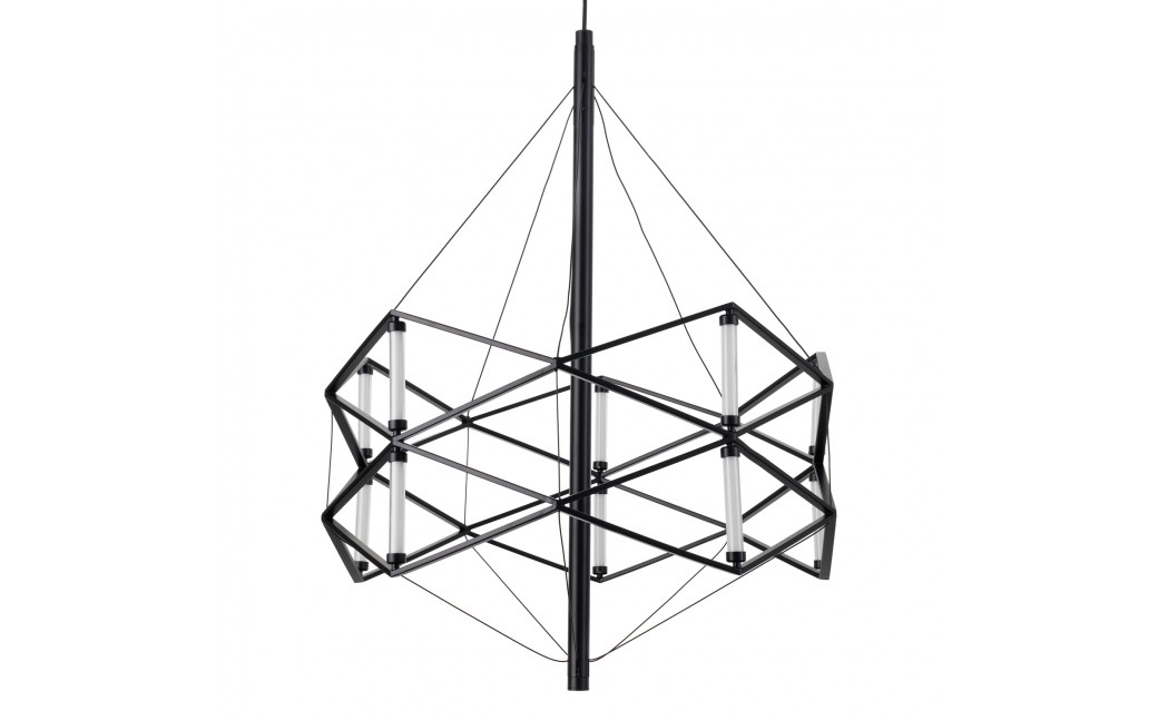  Step Into Design Lampa wisząca SPACE LED czarna 60 cm ST-9858 P/S black