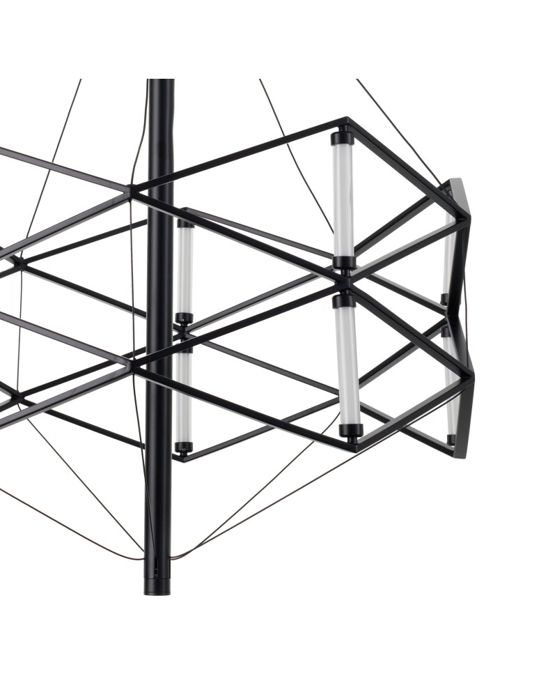 Designer pendant lamps -  Step Into Design SPACE LED pendant lamp black 60 cm ST-9858 P/S black - product kolory-swiatla.pl 8