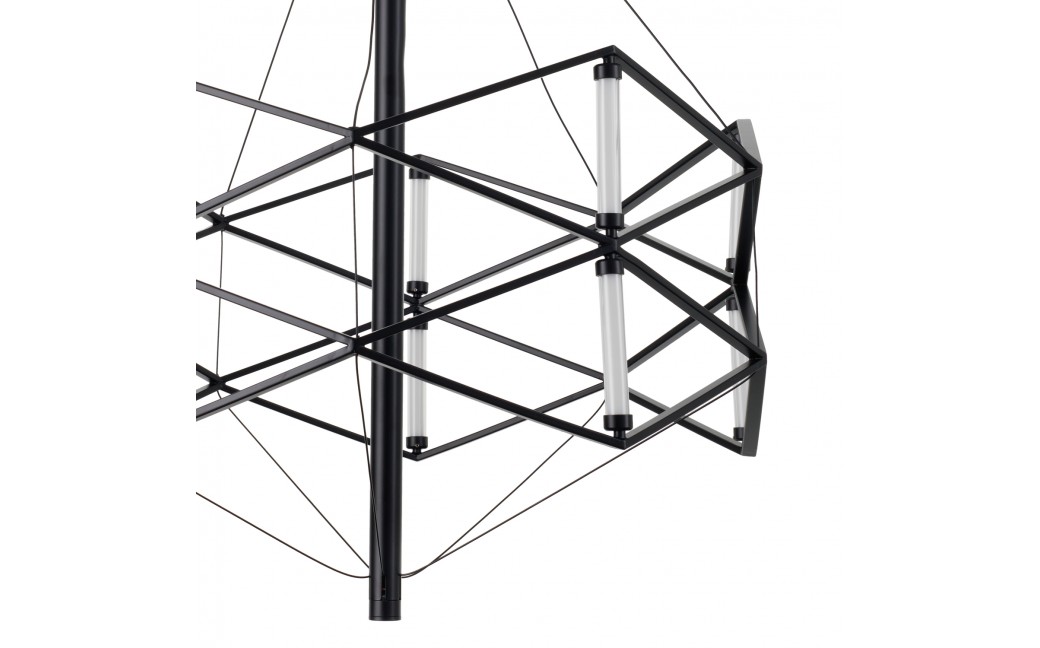  Step Into Design Lampa wisząca SPACE LED czarna 60 cm ST-9858 P/S black