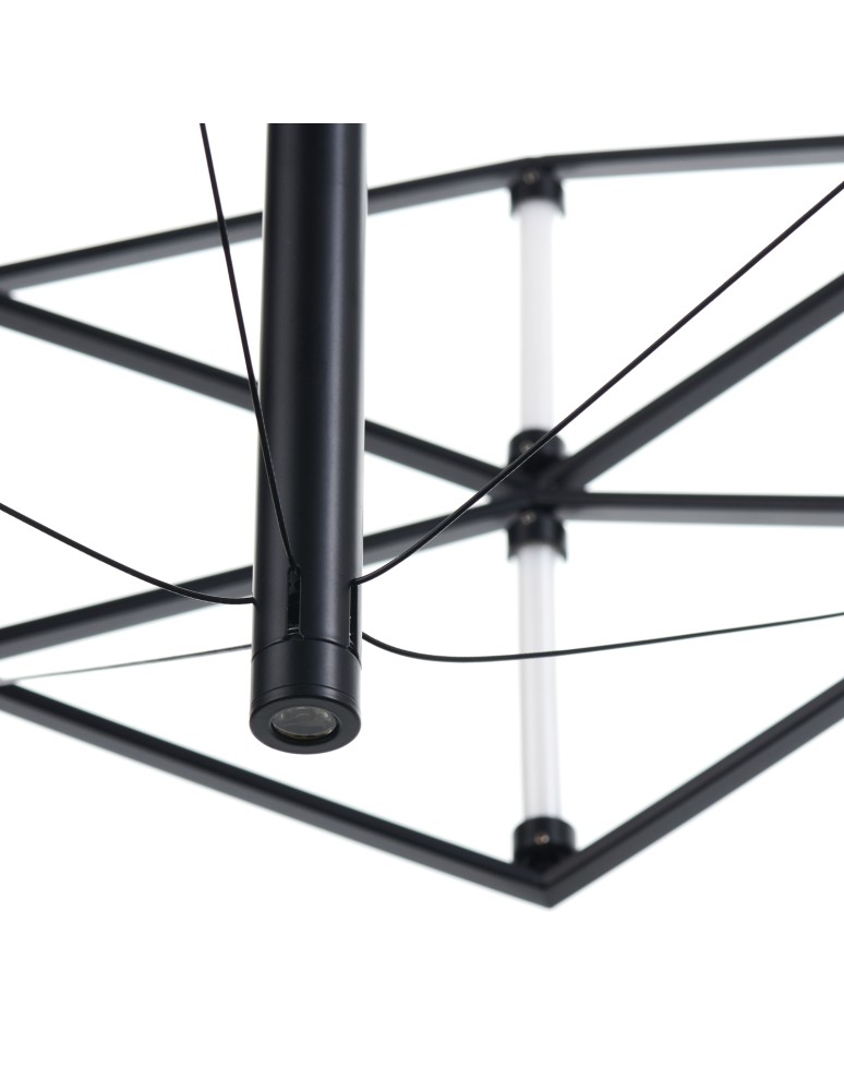 Designer pendant lamps -  Step Into Design SPACE LED pendant lamp black 60 cm ST-9858 P/S black - product kolory-swiatla.pl 9