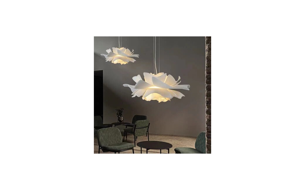  Step Into Design Lampa wisząca PEONY biała 50 cm ST-8879P white