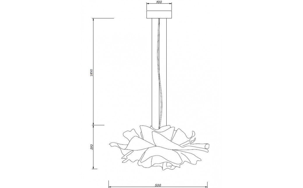  Step Into Design Lampa wisząca PEONY biała 50 cm ST-8879P white