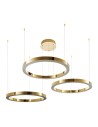  Step Into Design CIRCLE 60+80+100 LED pendant lamp gloss gold on 1 soffit DN924-60+80+100 gold