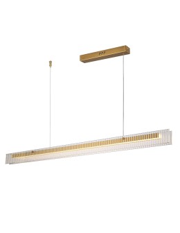  Step Into Design Lampa wisząca LONGIN-120 LED złoty 120 cm ST-10538P-L120