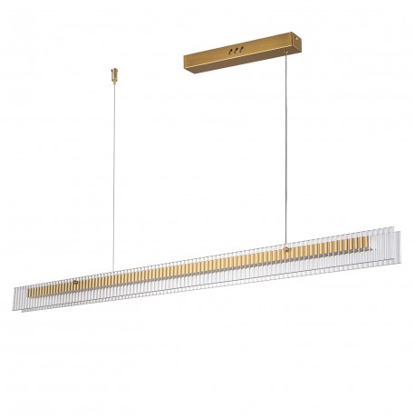  Step Into Design Lampa wisząca LONGIN-120 LED złoty 120 cm ST-10538P-L120