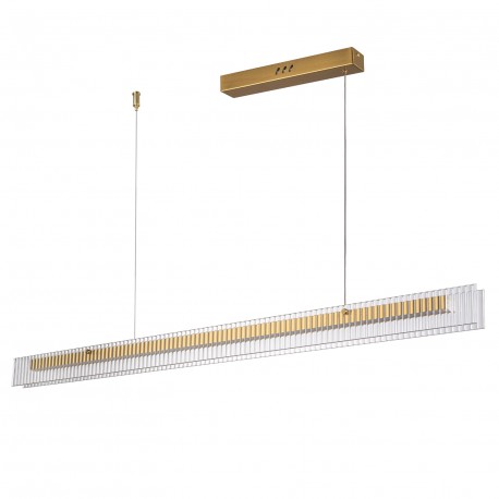  Step Into Design Lampa wisząca LONGIN-120 LED złoty 120 cm ST-10538P-L120