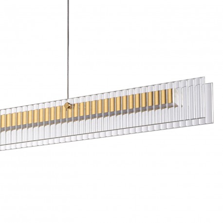  Step Into Design Lampa wisząca LONGIN-120 LED złoty 120 cm ST-10538P-L120