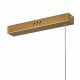  Step Into Design Lampa wisząca LONGIN-120 LED złoty 120 cm ST-10538P-L120