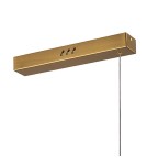 Pendant lamps over the island -  Step Into Design LONGIN-120 LED pendant lamp gold 120 cm ST-10538P-L120 - product 7
