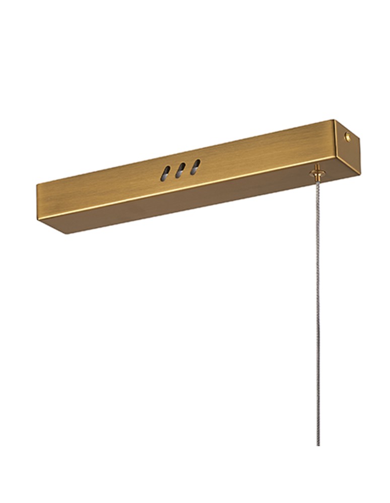 Pendant lamps over the island -  Step Into Design LONGIN-120 LED pendant lamp gold 120 cm ST-10538P-L120 - product kolory-swiatla.pl 7