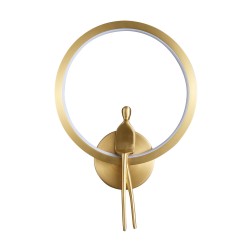  Step Into Design Lampa ścienna AMICI RING LED złota 27 cm ST-B3607 gold