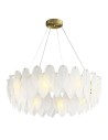  Step Into Design Lampa wisząca PIUMA mosiądz biała 80 cm ST-6289-8