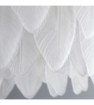 Glamour pendant lamps -  Step Into Design PIUMA pendant lamp brass white 80 cm ST-6289-8 - product 8