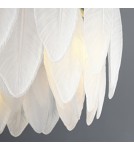 Glamour pendant lamps -  Step Into Design PIUMA pendant lamp brass white 80 cm ST-6289-8 - product 10