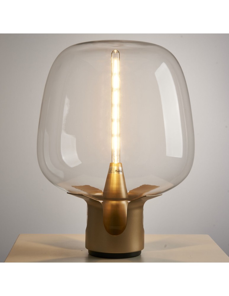 LED table lamps -  Step Into Design FATA transparent gold table lamp 35 *46 cm ST-7278-S GOLD. - product kolory-swiatla.pl 2