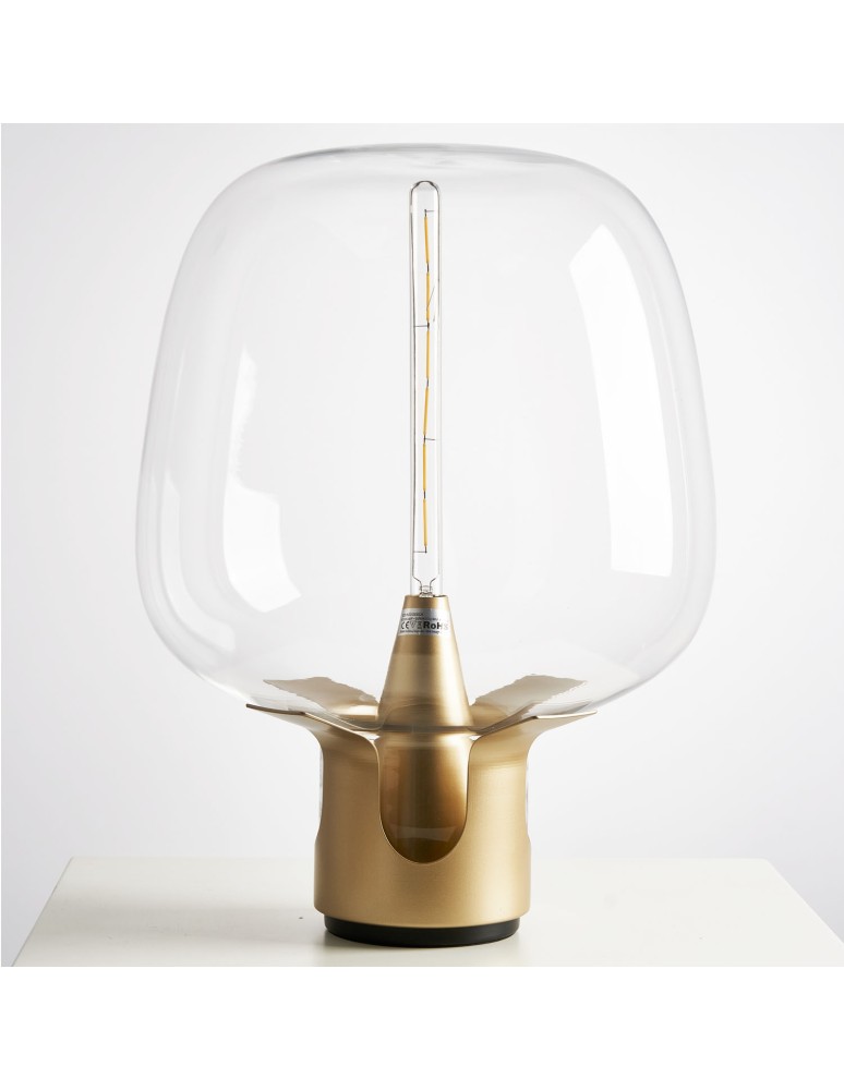LED table lamps -  Step Into Design FATA transparent gold table lamp 35 *46 cm ST-7278-S GOLD. - product kolory-swiatla.pl 3