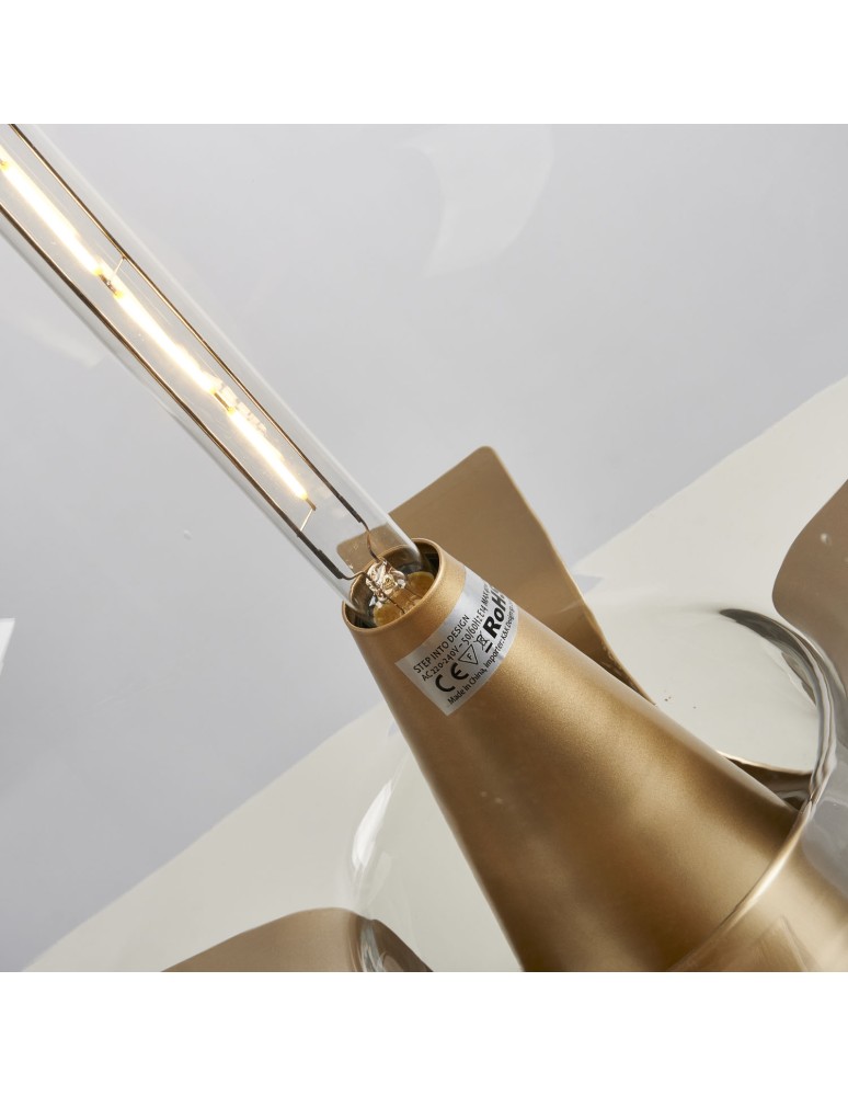 LED table lamps -  Step Into Design FATA transparent gold table lamp 35 *46 cm ST-7278-S GOLD. - product kolory-swiatla.pl 4