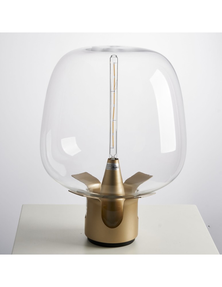 LED table lamps -  Step Into Design FATA transparent gold table lamp 35 *46 cm ST-7278-S GOLD. - product kolory-swiatla.pl 8