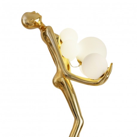  Step Into Design Lampa podłogowa WOMAN GOLD złoty połysk 180 cm F9312 gold