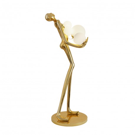  Step Into Design Lampa podłogowa WOMAN GOLD złoty połysk 180 cm F9312 gold