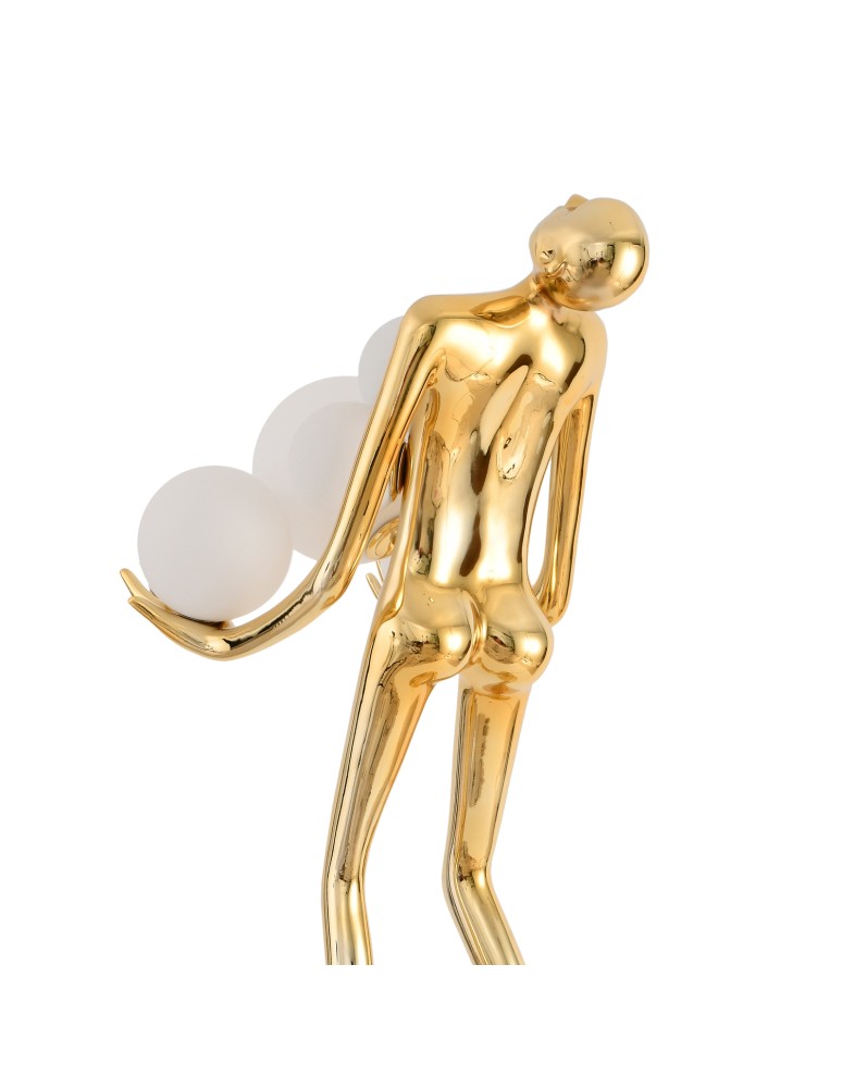 Designer floor lamps -  Step Into Design Floor lamp WOMAN GOLD gloss gold 180 cm F9312 gold - product kolory-swiatla.pl 8