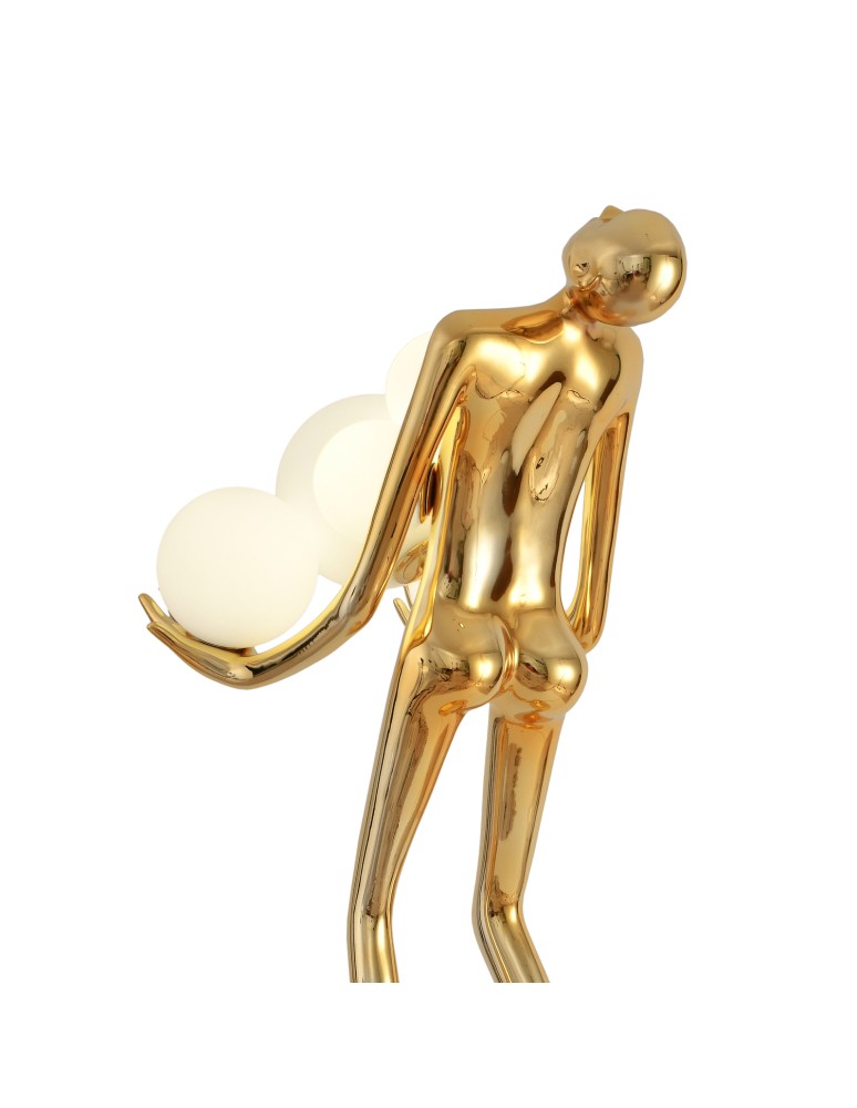 Designer floor lamps -  Step Into Design Floor lamp WOMAN GOLD gloss gold 180 cm F9312 gold - product kolory-swiatla.pl 10