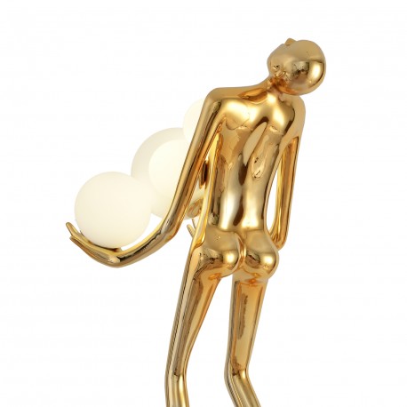  Step Into Design Lampa podłogowa WOMAN GOLD złoty połysk 180 cm F9312 gold