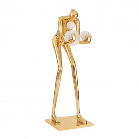  Step Into Design Lampa podłogowa WOMAN-2 GOLD złoty połysk 190 cm DN433-F gold