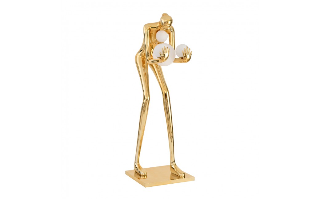  Step Into Design Lampa podłogowa WOMAN-2 GOLD złoty połysk 190 cm DN433-F gold