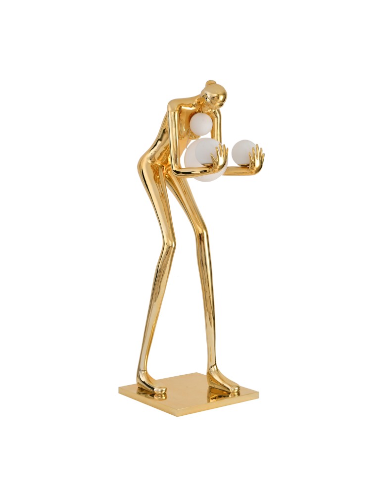 Designer floor lamps -  Step Into Design Floor lamp WOMAN-2 GOLD gold gloss 190 cm DN433-F gold - product kolory-swiatla.pl 3