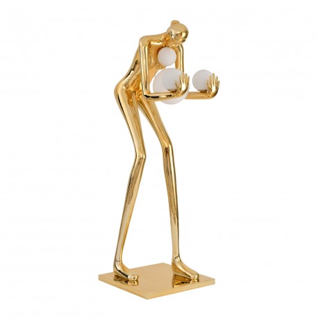  Step Into Design Lampa podłogowa WOMAN-2 GOLD złoty połysk 190 cm DN433-F gold