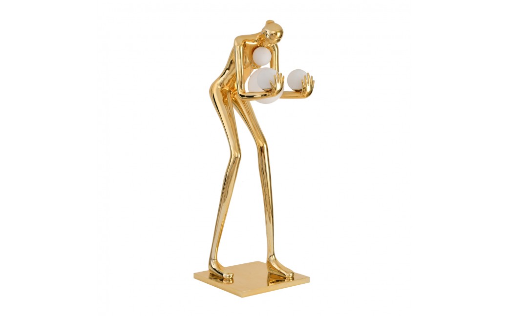  Step Into Design Lampa podłogowa WOMAN-2 GOLD złoty połysk 190 cm DN433-F gold