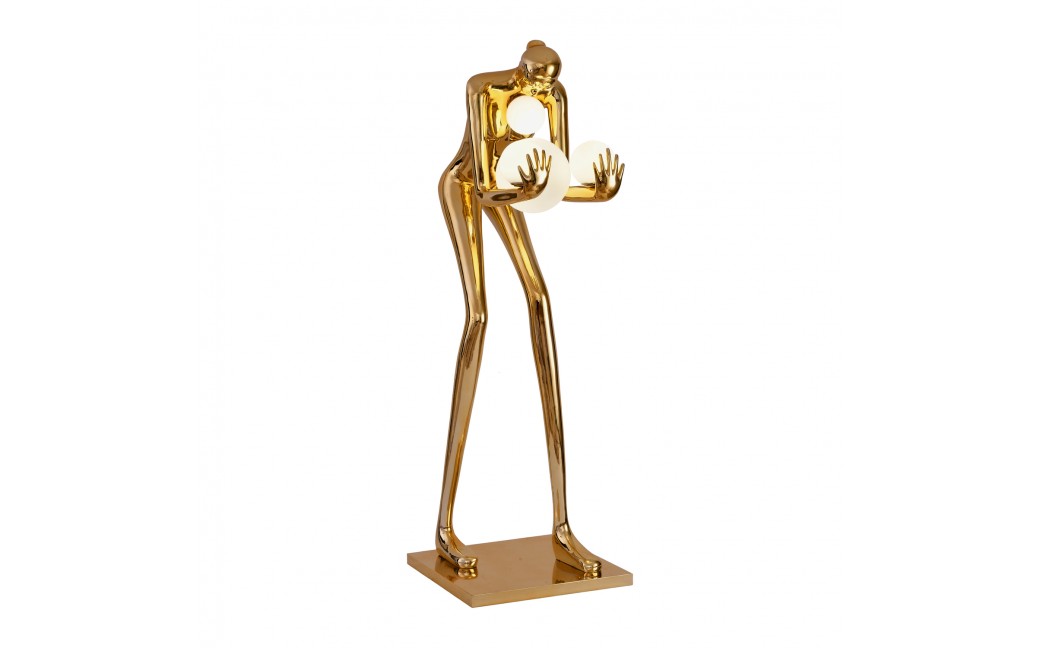  Step Into Design Lampa podłogowa WOMAN-2 GOLD złoty połysk 190 cm DN433-F gold