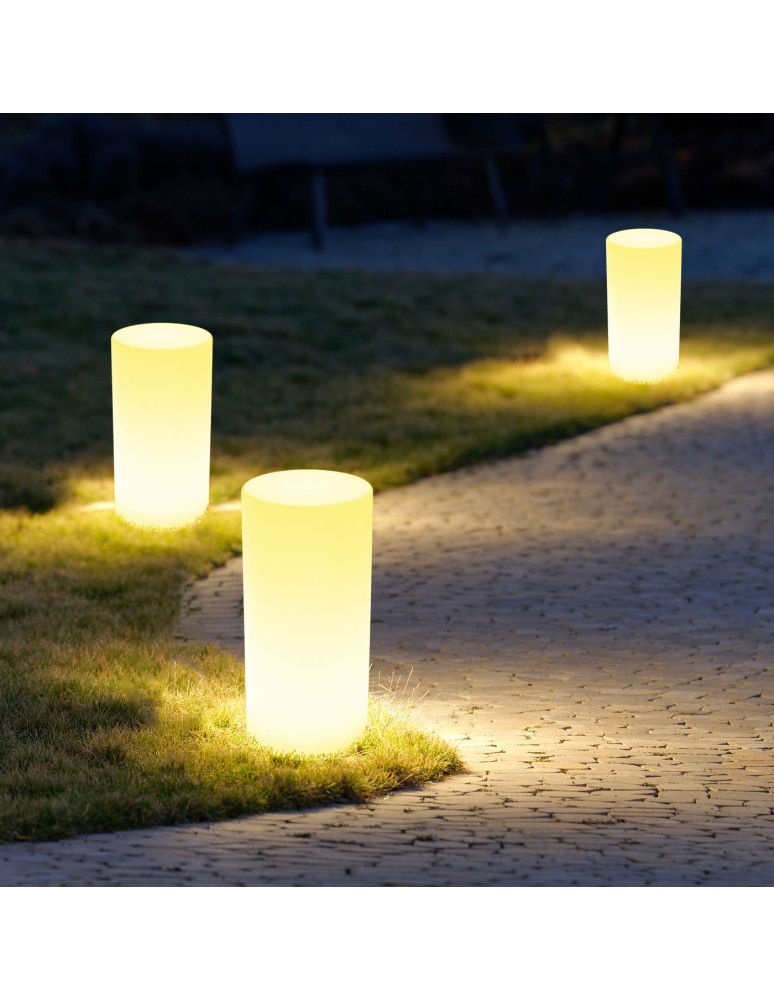 Portable garden lamps -  Step Into Design TUBE LED RGBW 16 color 80 cm column garden lamp ES-DC030 - product kolory-swiatla.pl 2