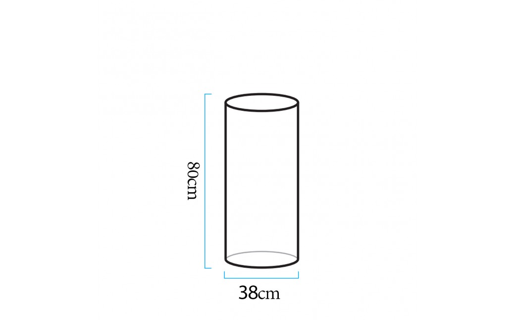  Step Into Design Lampa ogrodowa kolumna TUBE LED RGBW 16 kolorów 80 cm ES-DC030