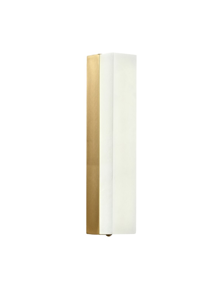Classic wall lamps -  Step Into Design BLOCK wall lamp white marble and brass 40 cm ST-3390 - product kolory-swiatla.pl 1