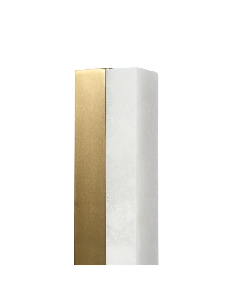 Classic wall lamps -  Step Into Design BLOCK wall lamp white marble and brass 40 cm ST-3390 - product kolory-swiatla.pl 2