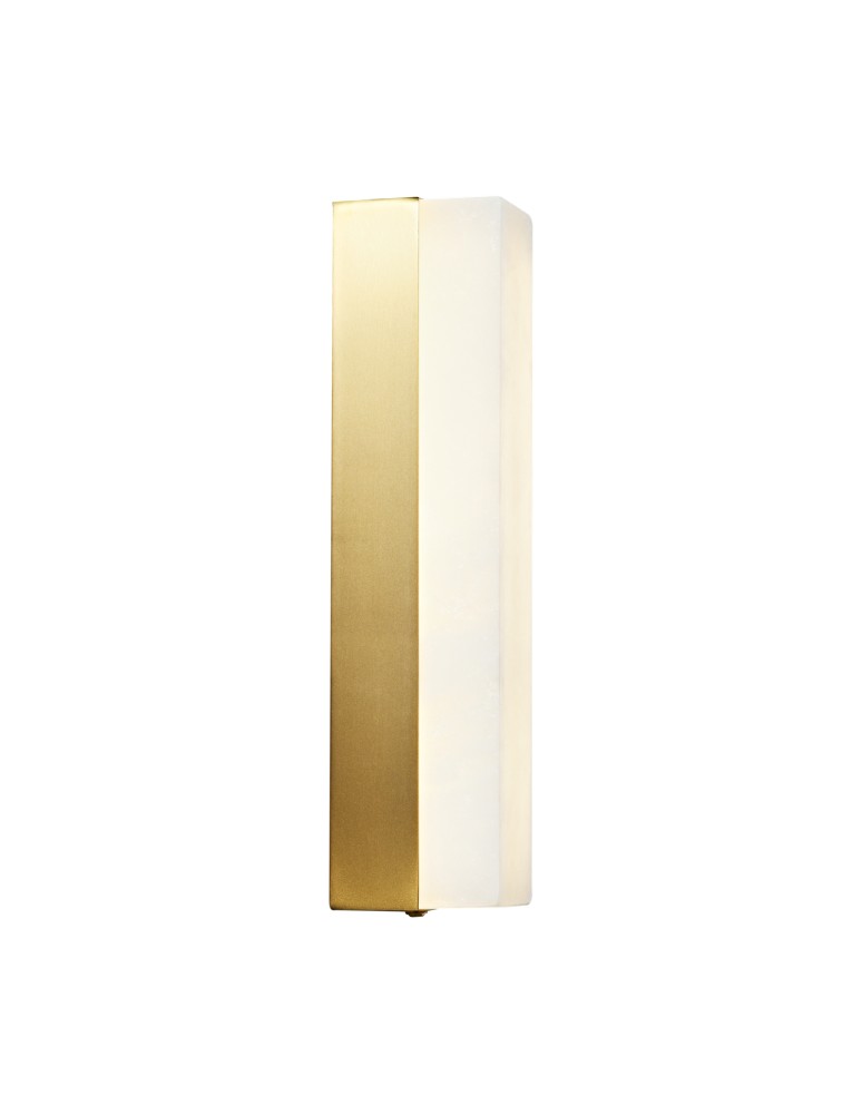 Classic wall lamps -  Step Into Design BLOCK wall lamp white marble and brass 40 cm ST-3390 - product kolory-swiatla.pl 4