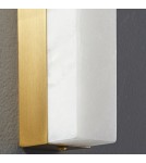 Classic wall lamps -  Step Into Design BLOCK wall lamp white marble and brass 40 cm ST-3390 - product 5