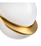 Single pendant lamps -  Step Into Design ORBITA pendant lamp white gold 25 cm DP0067-250 - product 2