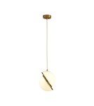 Single pendant lamps -  Step Into Design ORBITA pendant lamp white gold 25 cm DP0067-250 - product 3