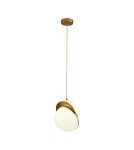 Single pendant lamps -  Step Into Design ORBITA pendant lamp white gold 25 cm DP0067-250 - product 4